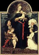 HOLBEIN, Hans the Younger Darmstadt Madonna sg oil painting